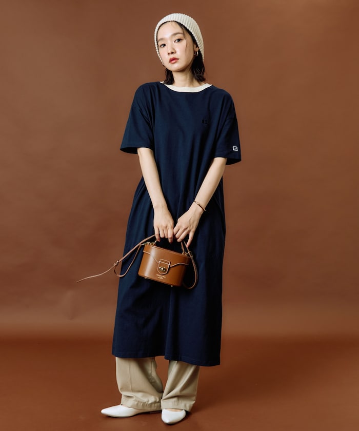 別注 リンガー 配色 ボックス ワンピース【限定展開】