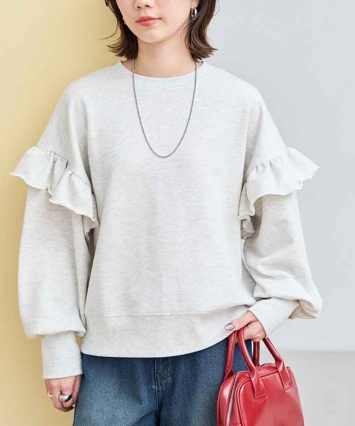 ライトグレー：杢オートミール