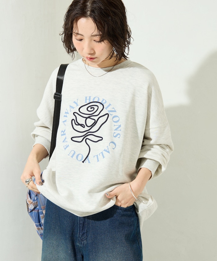 ライトグレー：杢オートミール