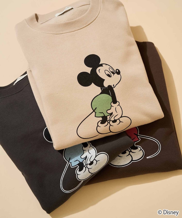 MickeyMouse/ミッキーマウス 前後  プリント スウェット【限定展開】