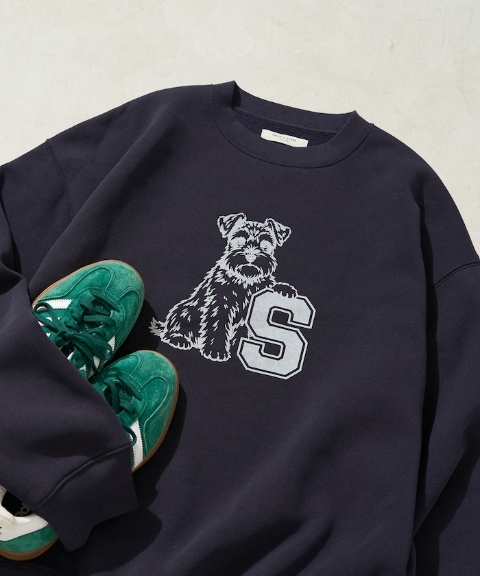 DOG＆CAT アルファベット プリント スウェット【限定展開】