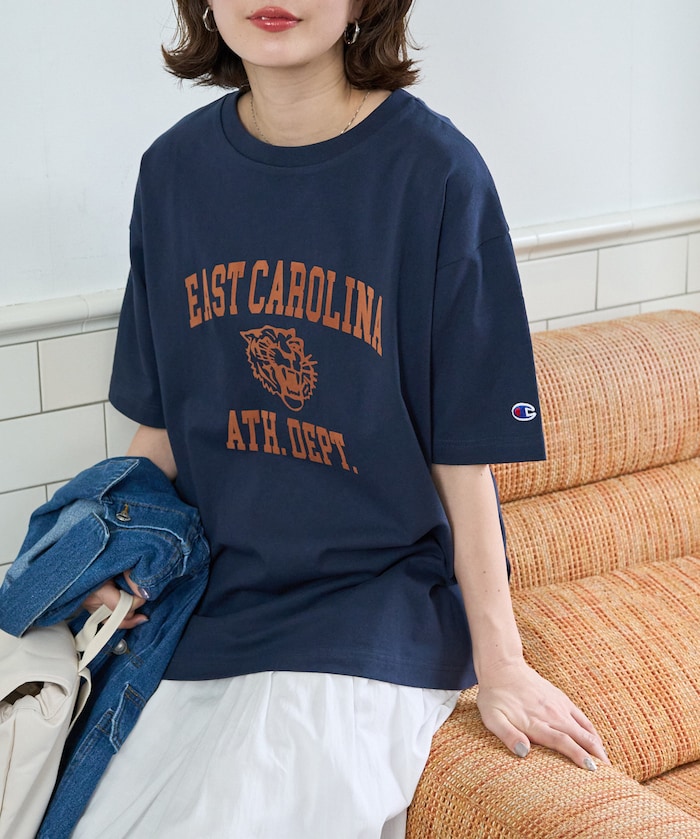 別注フロッキープリントロゴ半袖Tシャツ【限定展開】