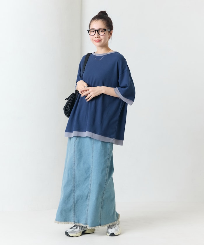新品　ブルー系　半袖ラブリーチューニング　☆プリーツプリーズ では✖️ プリーツプリーズ(PLEATS PLEASE)の古着・中古通販｜ブランド