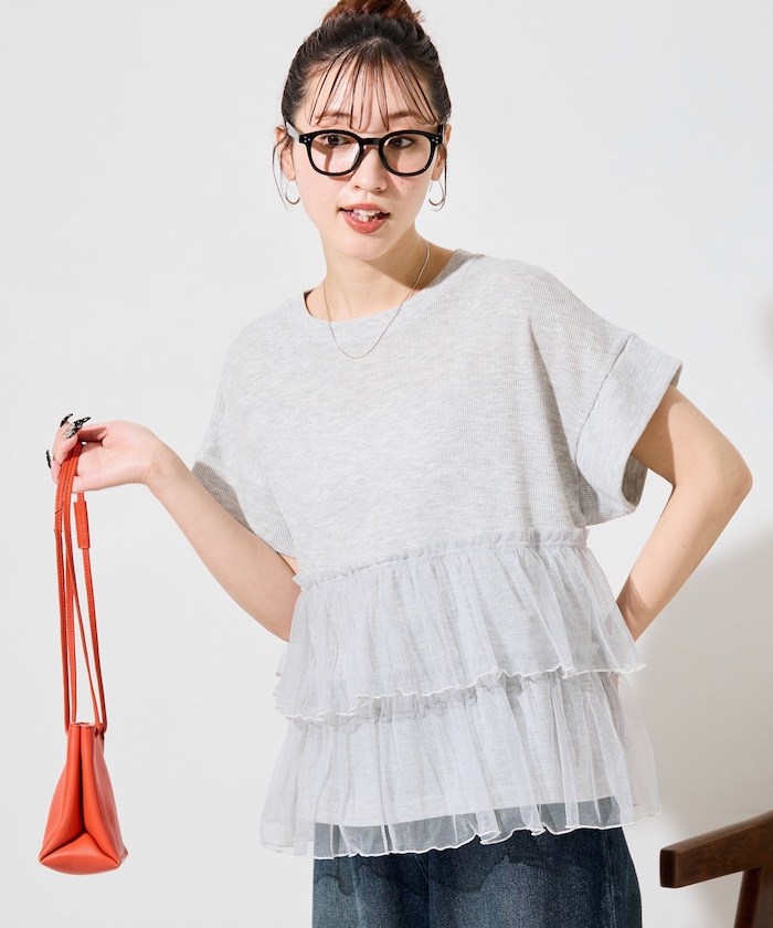 ライトグレー：杢ライトグレー