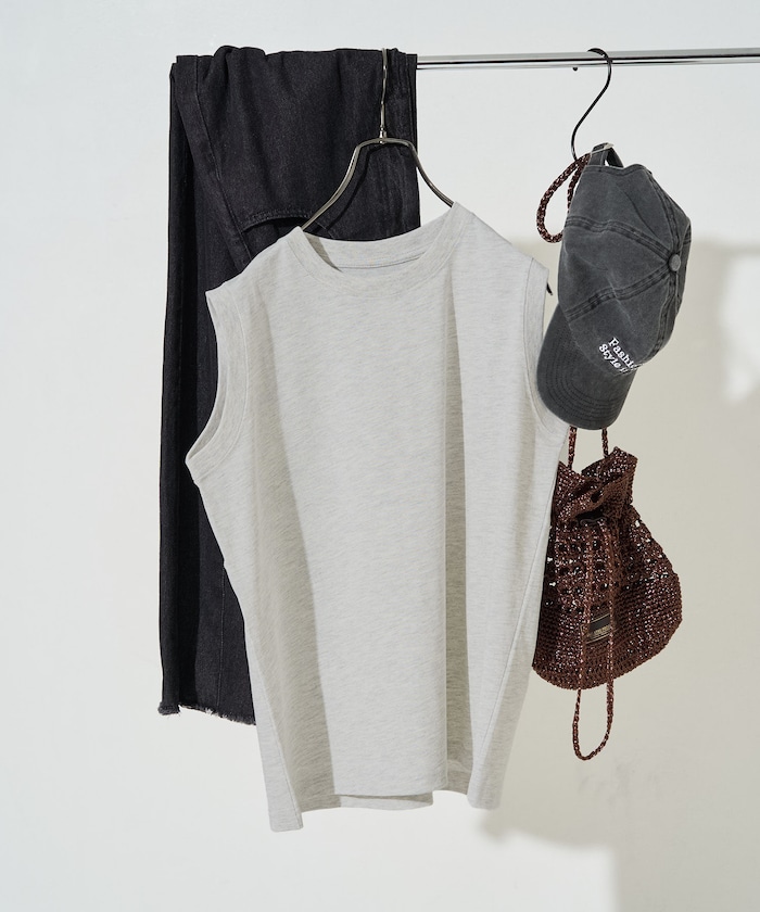 ライトグレー：杢グレー