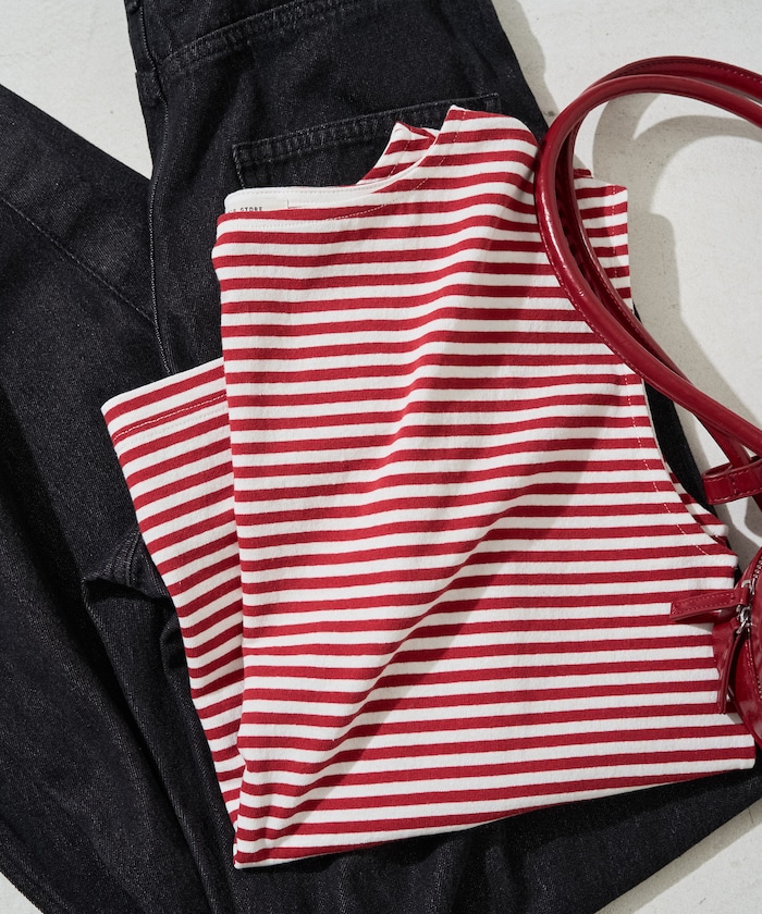 レッド：オフホワイト×レッド