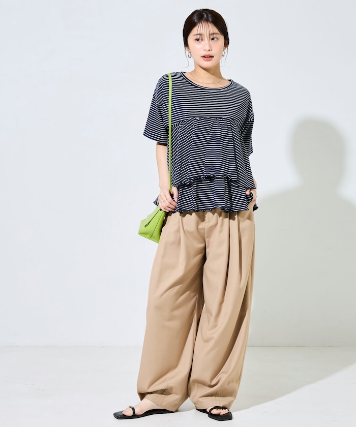 ネイビー：ネイビー×ホワイト