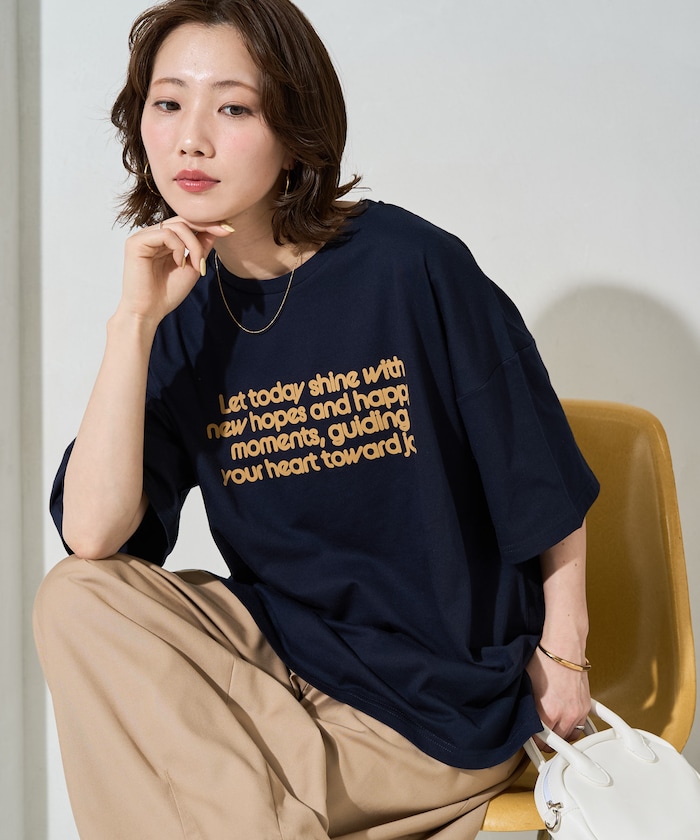 フロッキー ロゴ プリント 半袖 Tシャツ【限定展開】