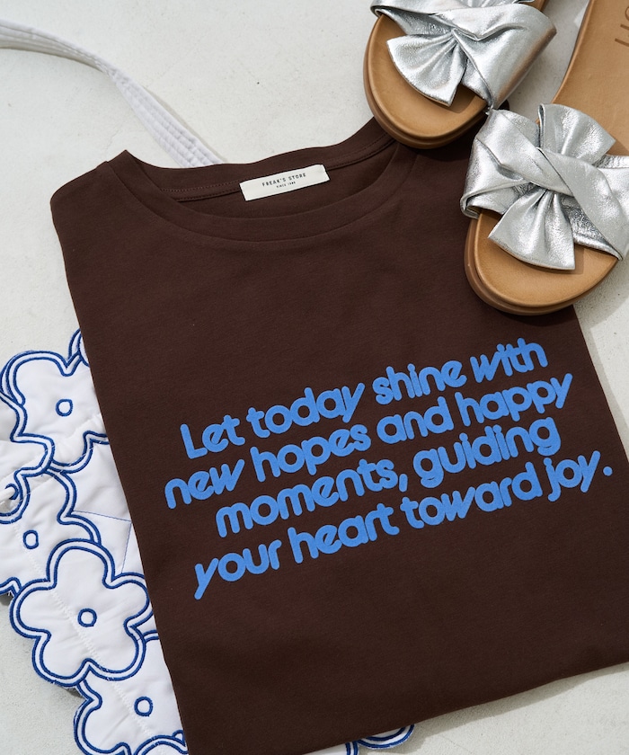 フロッキー ロゴ プリント 半袖 Tシャツ【限定展開】