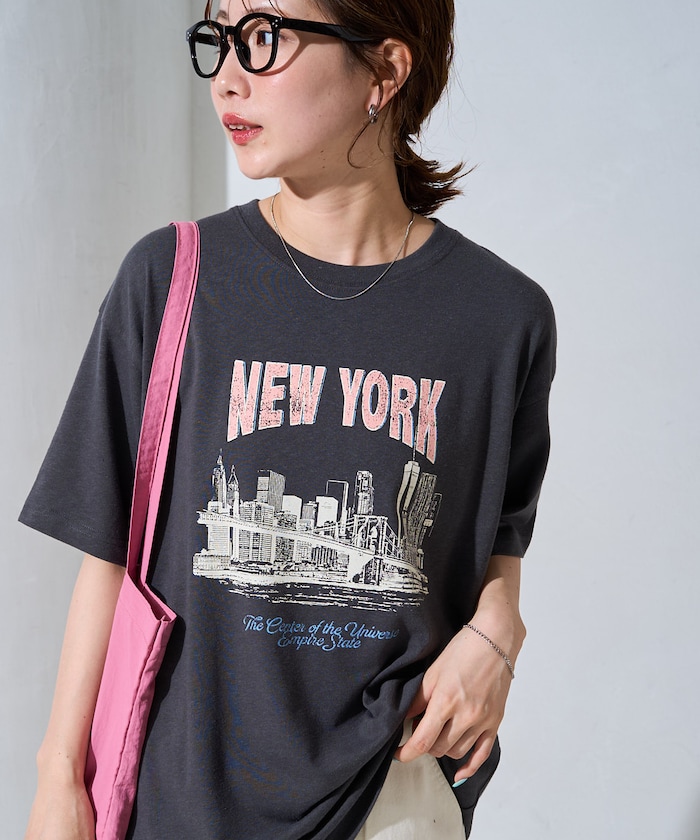 ビンテージライク NEWYORK 半袖Tシャツ【限定展開】