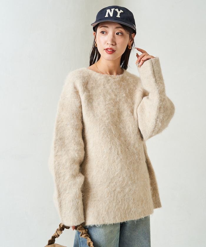 ショートシャギーラメプルオーバー|allureville OFFICIAL SITE