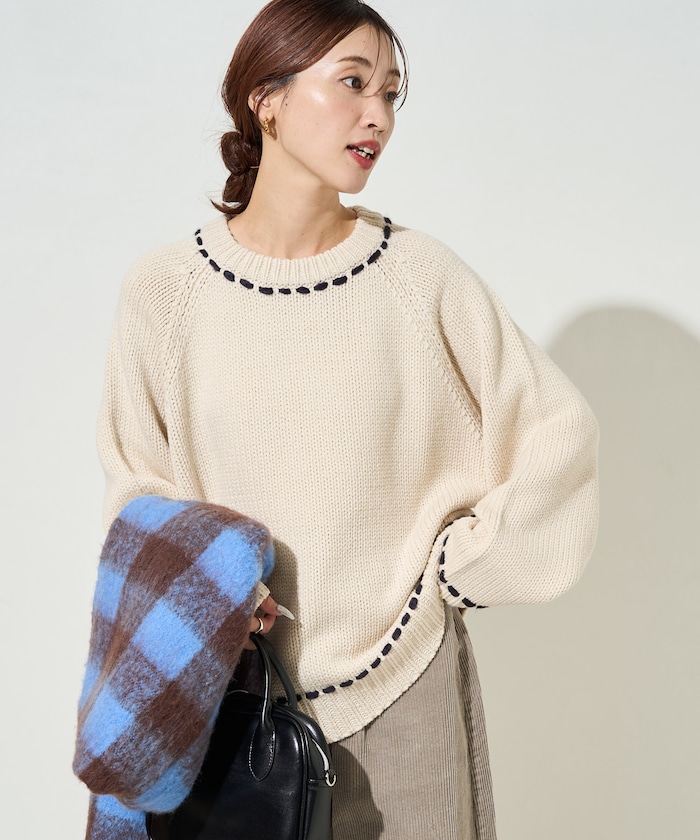 ハンドステッチ クルーネック プルオーバー【限定展開】