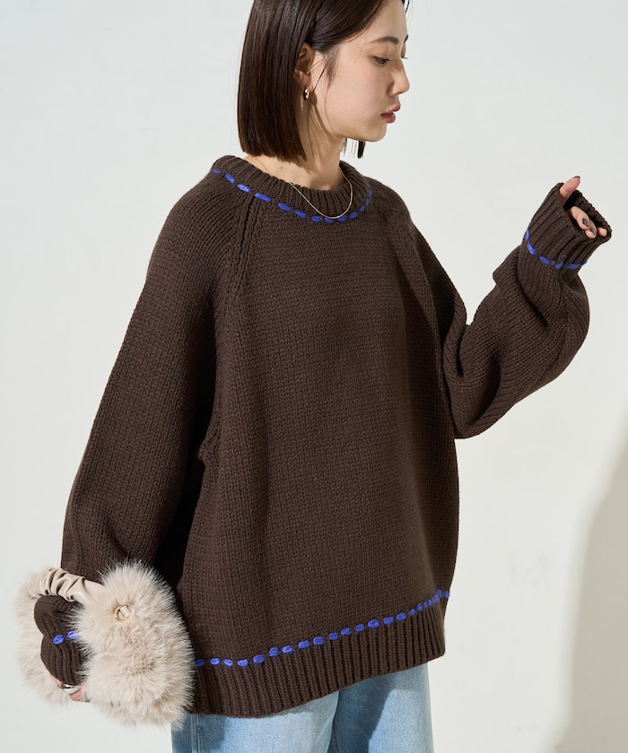 ハンドステッチ クルーネック プルオーバー【限定展開】