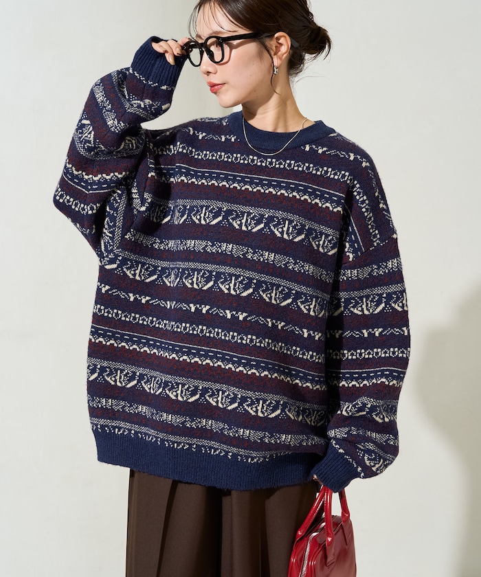フェアアイル ニット プルオーバー【限定展開】