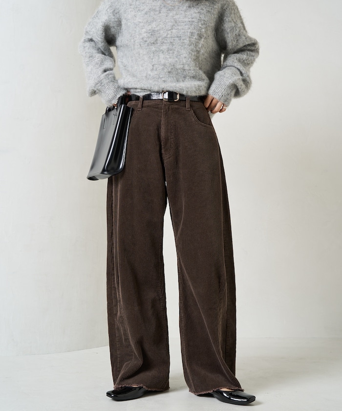 コーデュロイ カーブ パンツ【限定展開】