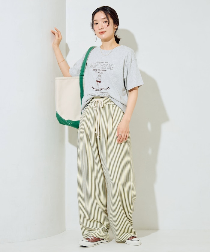 グリーン：グリーンストライプ