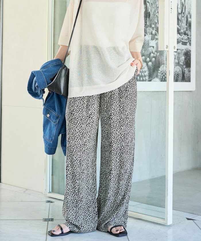 インド小花柄イージーパンツ【限定展開】