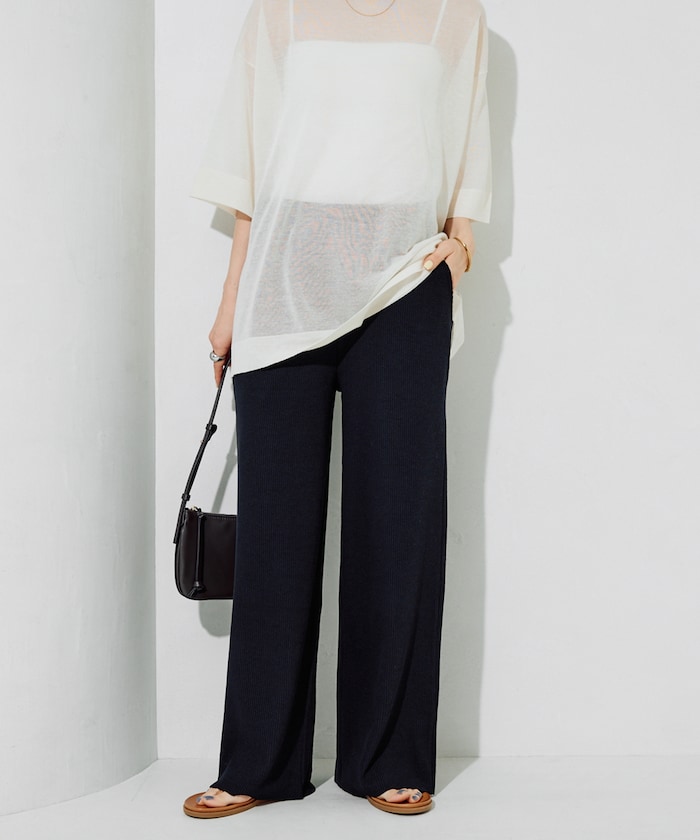 セルフ カット ワイド イージー パンツ【限定展開】