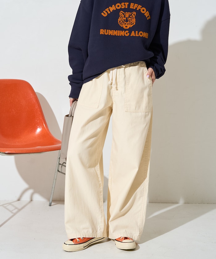 バックツイル 紐 ベイカー パンツ【限定展開】