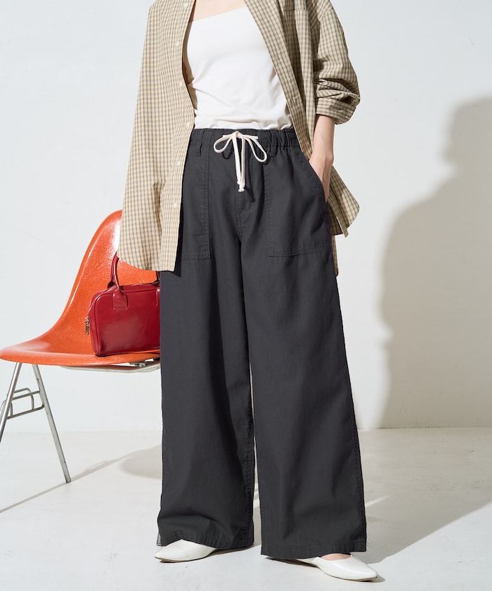 バックツイル 紐 ベイカー パンツ【限定展開】