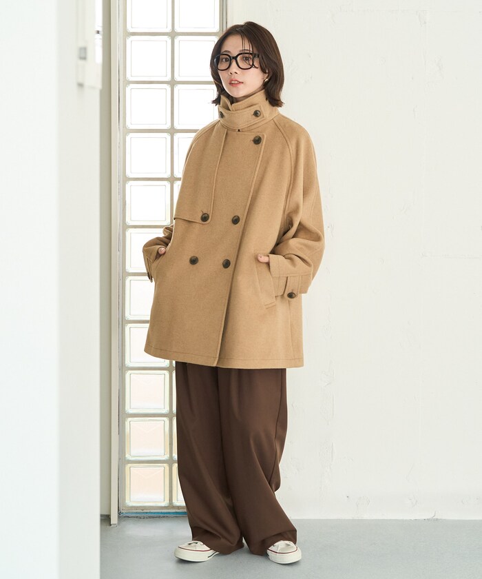FREAK'S STORE/ウール トレンチ ショート コート【限定展開