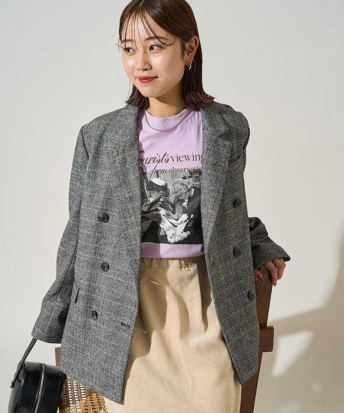 FREAK'S STORE ヘリンボーン　セットアップ S FREAK'S STORE パンツ 限定展開 ヘリンボーン チェック パンツ