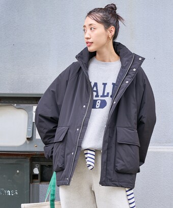 GAS ブラック キルティング くろし ダウンジャケット 40 