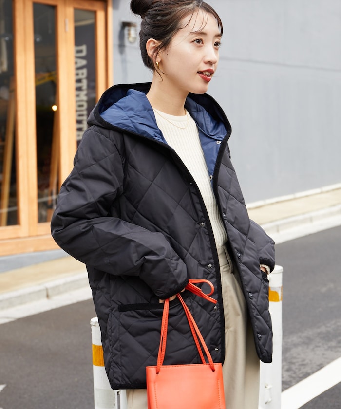 CITY PIPING HOOD DOWN CARDIGAN (ダウンジャケット)【限定展開】