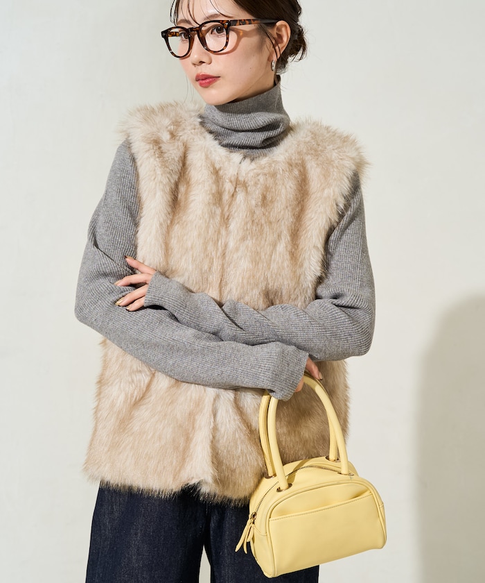 ファー ベスト【限定展開】