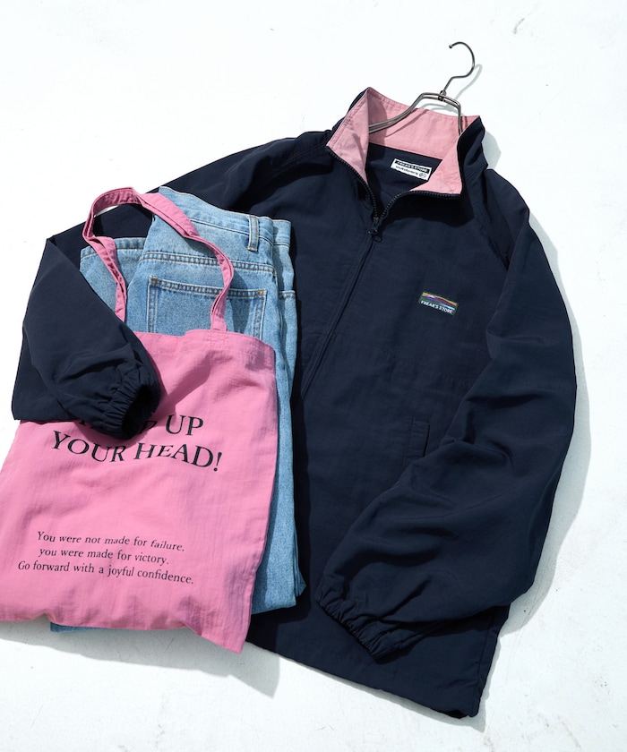 FREAK'S STORE OUTDOORS 配色スタンドカラーブルゾン【限定展開】