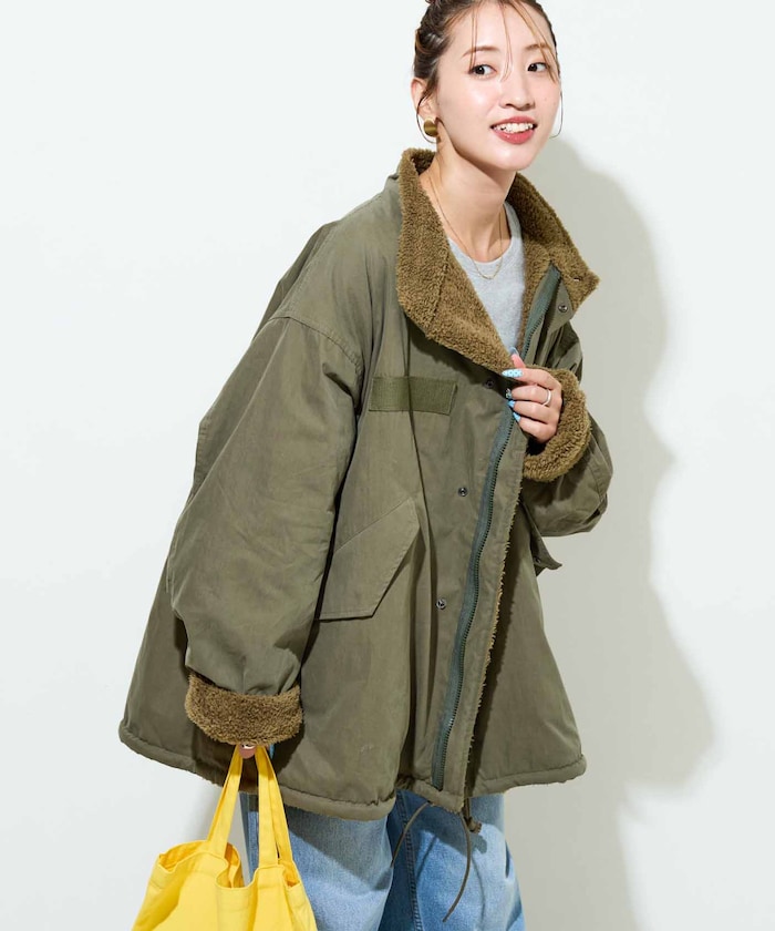 M65 リバーシブル ボア ショート コート【限定展開】