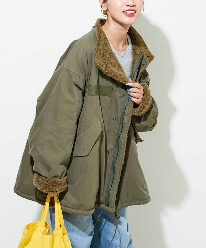 FREAK'S STORE/M65 リバーシブル ボア ショート コート【限定展開