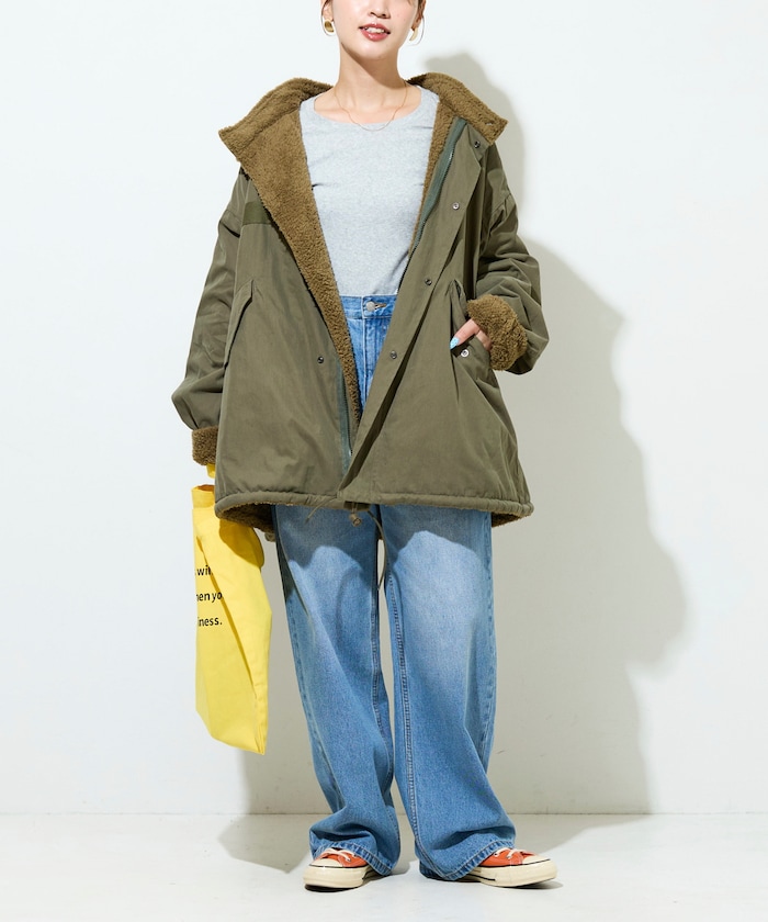 FREAK'S STORE/M65 リバーシブル ボア ショート コート【限定展開