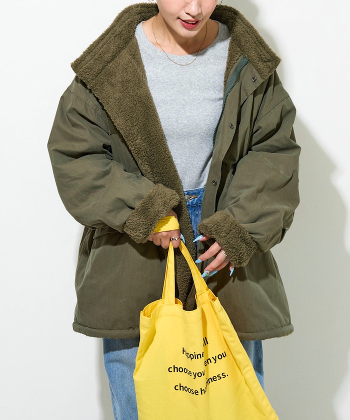 FREAK'S STORE/M65 リバーシブル ボア ショート コート【限定展開