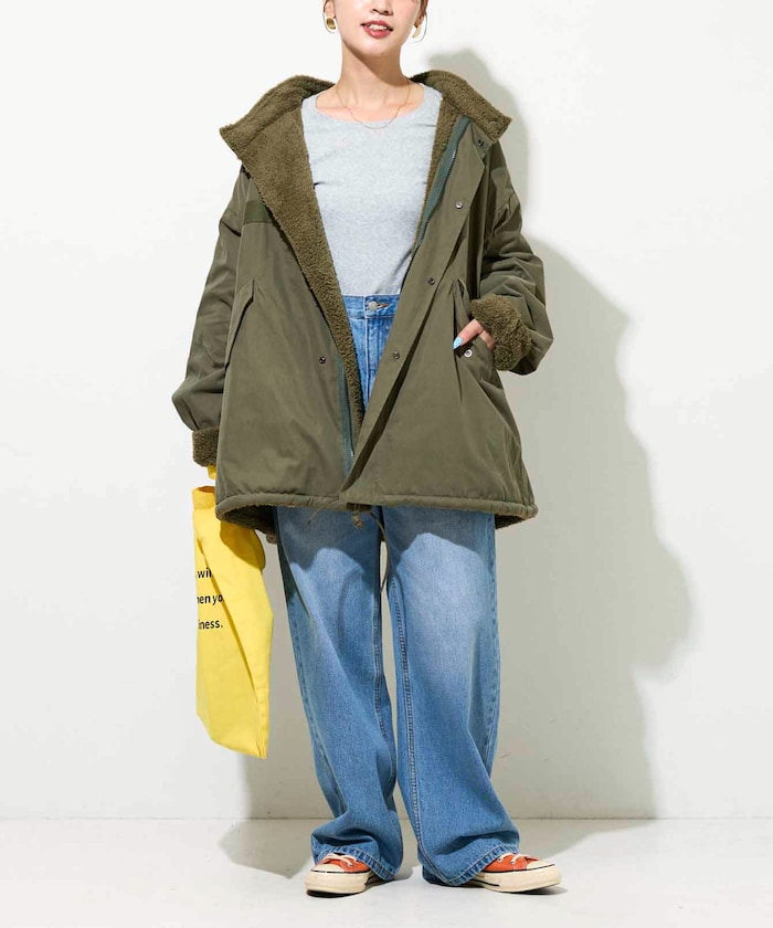 FREAK'S STORE/M65 リバーシブル ボア ショート コート【限定展開