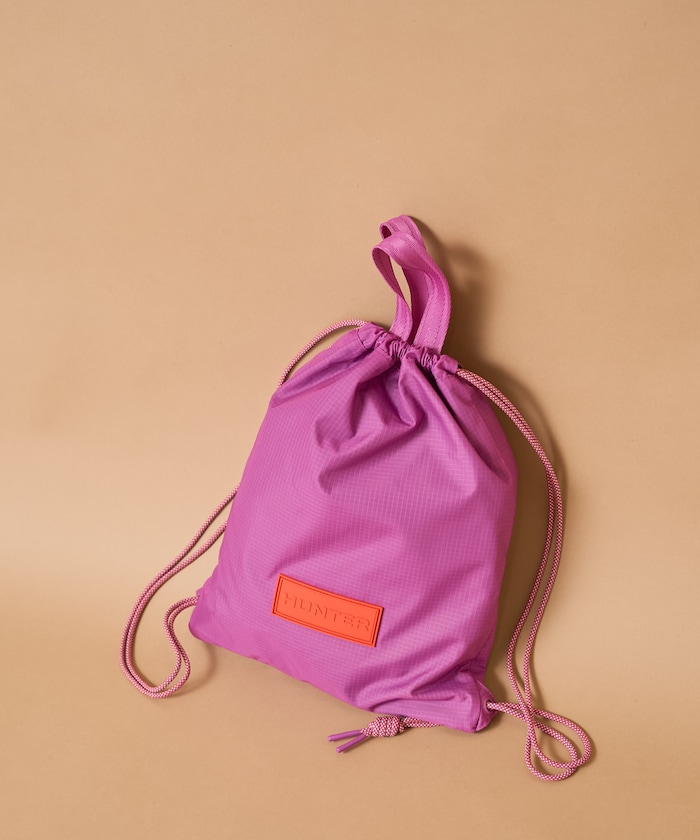 TRAVEL DRAWSTRING BACKPACK TOTE(耐水)【限定展開】