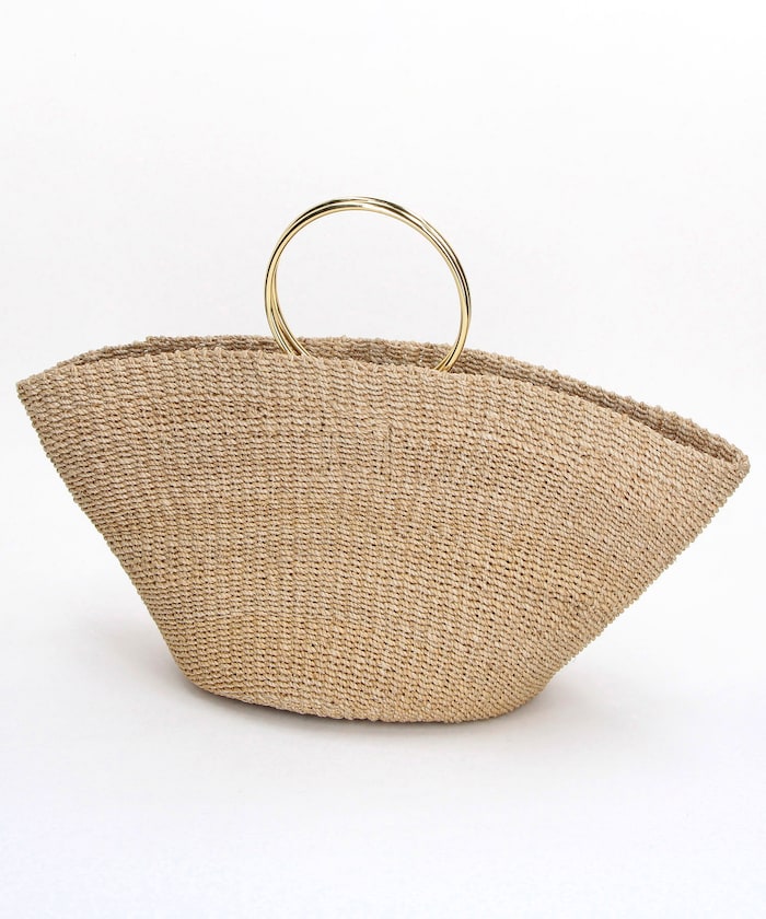 サークル ハンドル カゴ バッグ【限定展開】