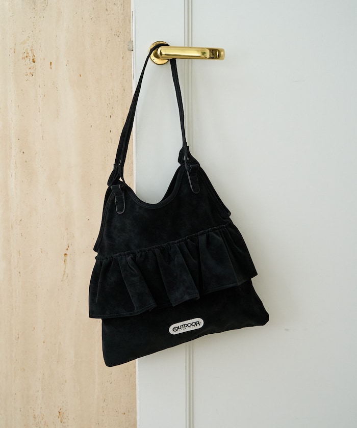 別注 スウェード フリル トート バッグ【限定展開】