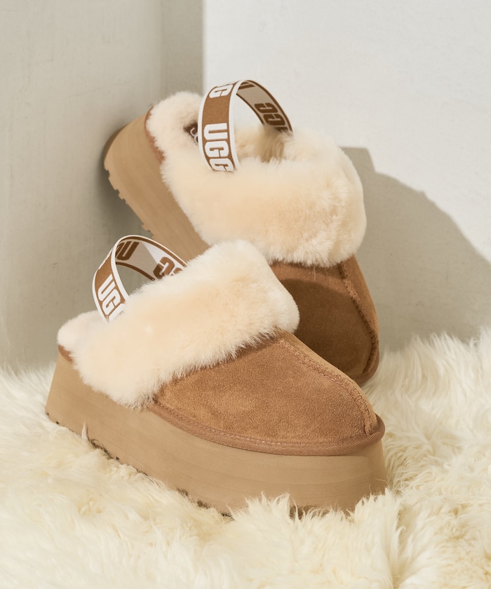 UGG デニムファーハンドバッグ UGG デニムファーハンドバッグ