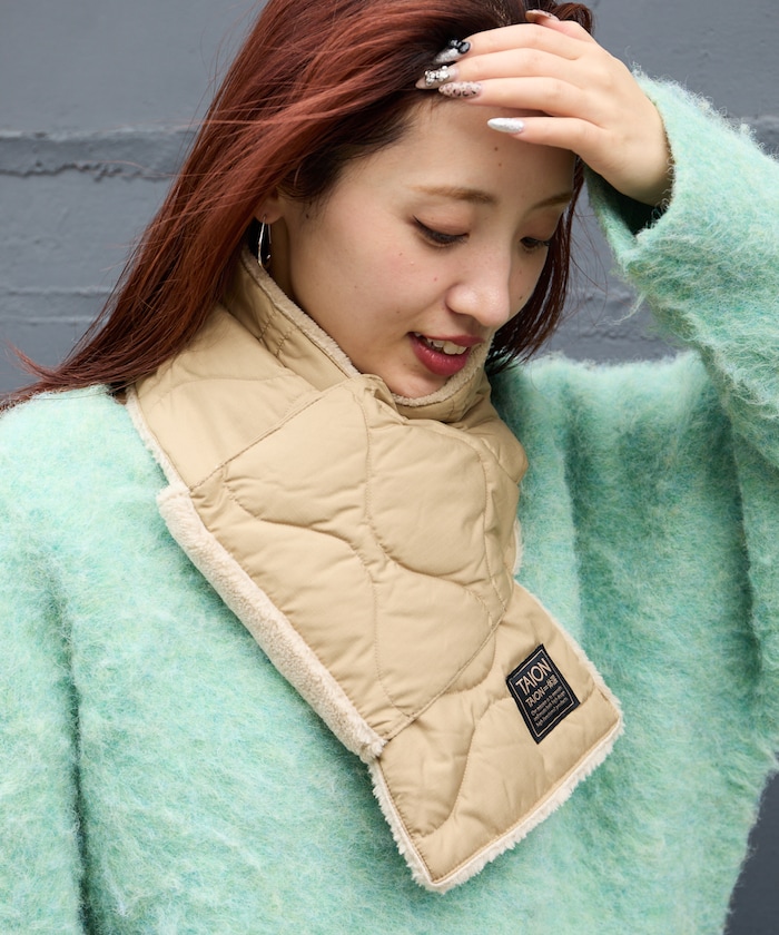 MILITARY REVERSIBLE DOWN SCARF (ダウン・ボア)【限定展開】