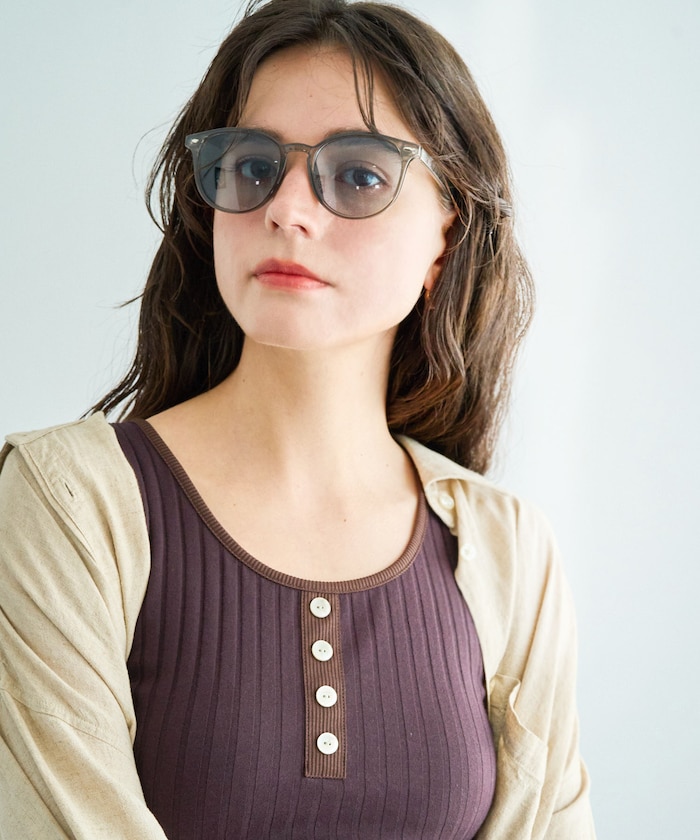 <UVカット>カラー フレーム ボスリントン ファッショングラス【限定展開】