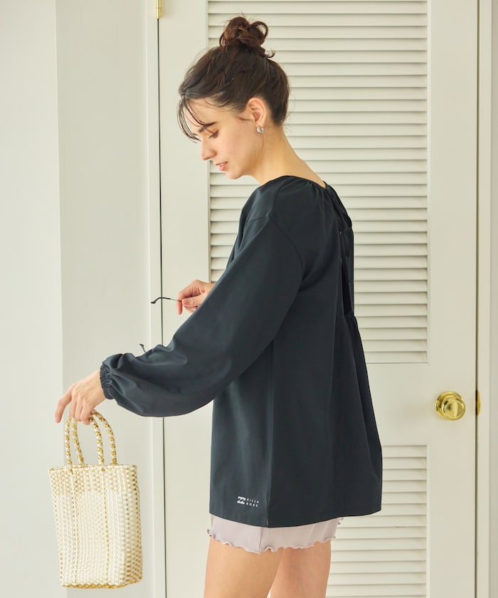 完売品】リンカブル サイドリボンラッシュガード 刺々し 