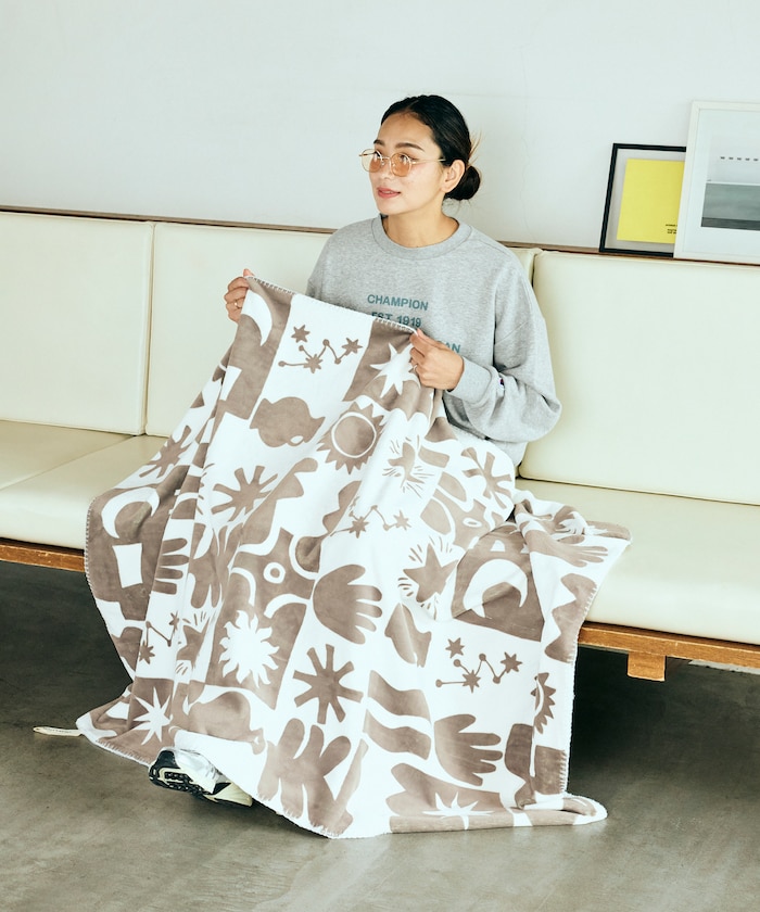FLANNEL FLEECE BLANKET フランネル フリースブランケット