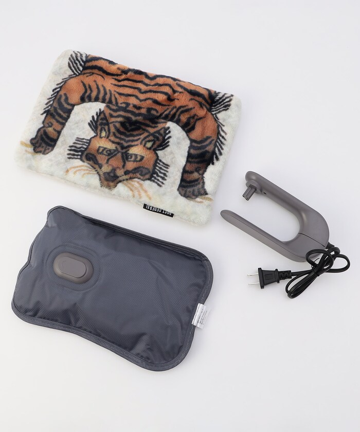 虎デザイン 充電式湯たんぽ