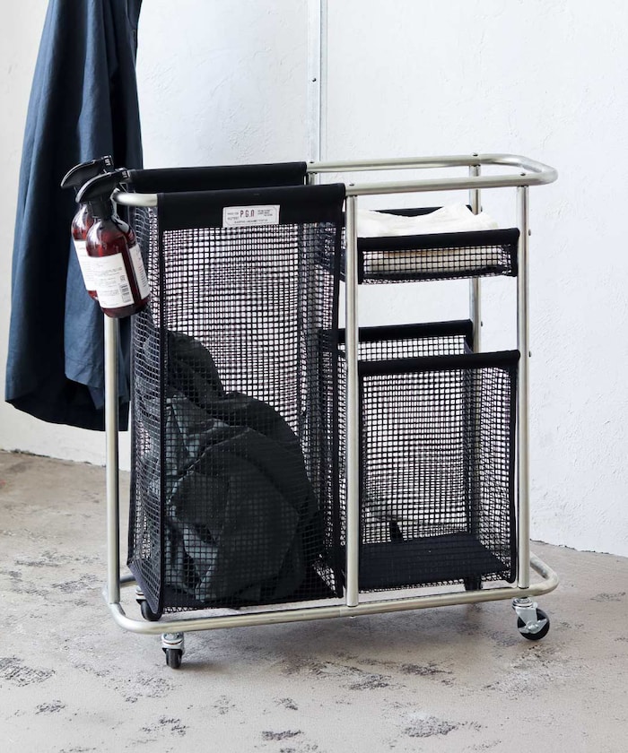 INDUSTRIA MESH LAUNDRY WAGON