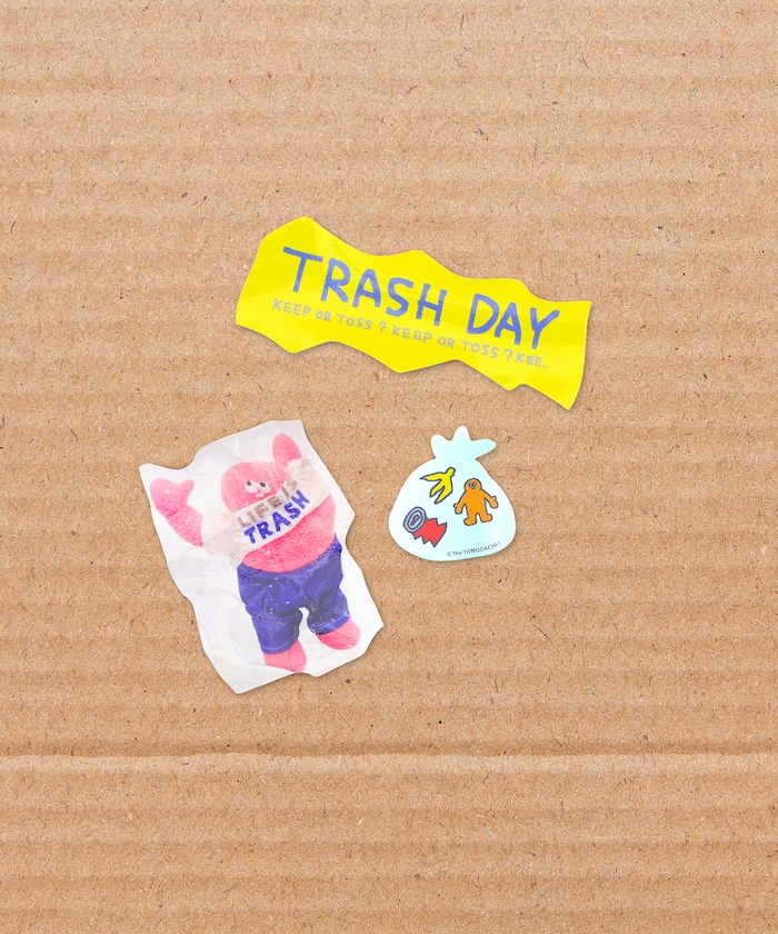 TRASH DAY 貼紙3件組