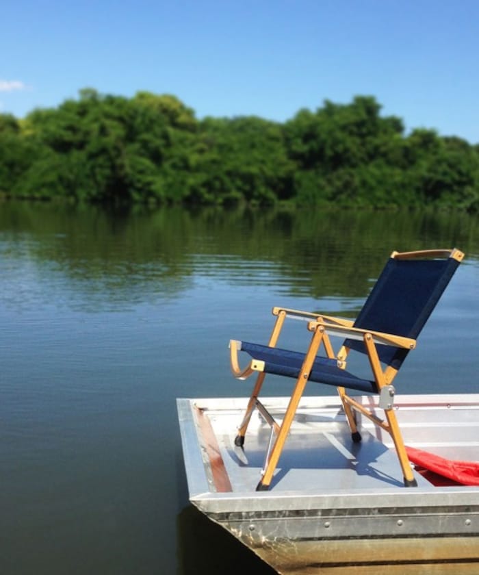 カーミットチェア紺色