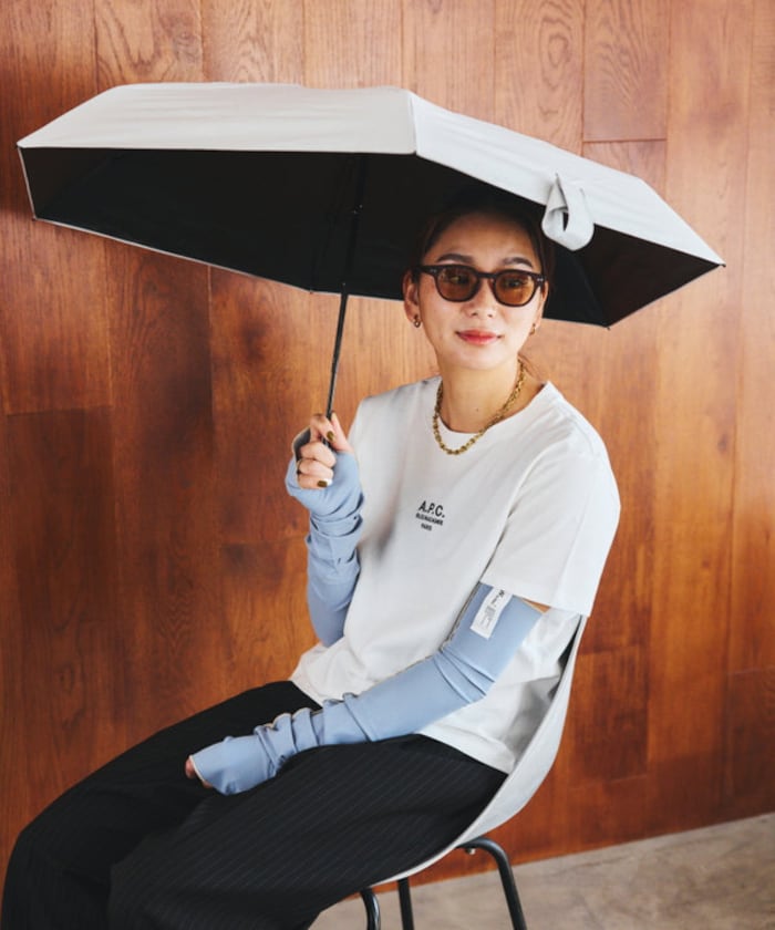 【晴雨兼用】遮光 エアリアルタイニー 日傘 折りたたみ