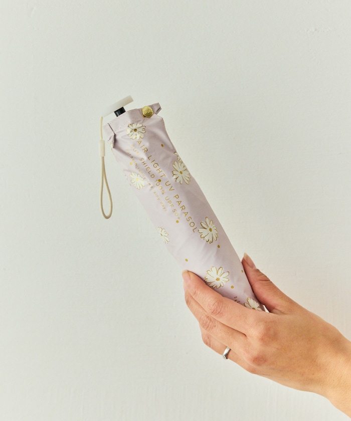 【晴雨兼用】遮光軽量 日傘 ドットデイジー ミニ