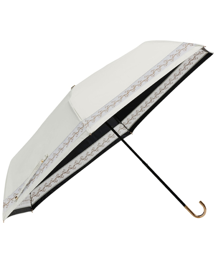 【4月27日 12:00販売開始】晴雨兼用 折りたたみ傘 スレンダーハンドル UVブロック 折 53cm